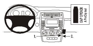 Brodit ProClip, Mercedes Benz B-Class 05-11 ryhmässä Autohifi / Mikä sopii autooni / Mercedes / B-luokka @ BRL (240853661)