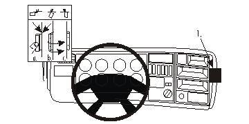 Brodit ProClip, Scania P-sarja 05-17 ryhmässä Autohifi / Mikä sopii autooni / Scania / R-sarja / R-sarja 2004-2016 @ BRL (240853673)