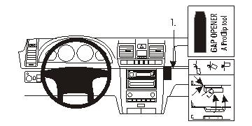 Brodit ProClip, Ssang Yong Rexton 06-07 ryhmässä Autohifi / Mikä sopii autooni / Ssangyong @ BRL (240853952)