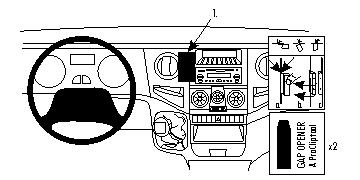 Brodit ProClip, Iveco Daily 06-14 ryhmässä Autohifi / Mikä sopii autooni / Iveco Daily @ BRL (240853968)