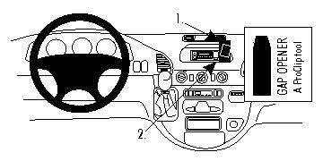 Brodit ProClip, Mercedes Benz Sprinter 00-06 ryhmässä Autohifi / Mikä sopii autooni / Mercedes / Sprinter / Sprinter 1995-2006 @ BRL (240853980)
