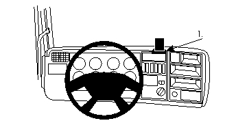 Brodit ProClip, Scania R-sarja 05-09 ryhmässä Autohifi / Mikä sopii autooni / Scania / R-sarja / R-sarja 2004-2016 @ BRL (240854160)