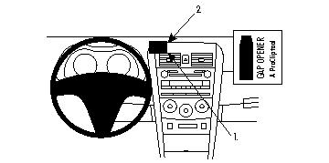 Brodit ProClip, Toyota Corolla 09-11 ryhmässä Autohifi / Mikä sopii autooni / Toyota / Corolla / Corolla 2006-2012 @ BRL (240854164)