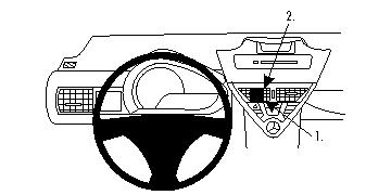 Brodit ProClip, Toyota iQ 09-19 ryhmässä Autohifi / Mikä sopii autooni / Toyota / iQ / iQ 2009-2015 @ BRL (240854291)