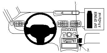 Brodit ProClip, Citroen C3 Picasso 09-18 ryhmässä Autohifi / Mikä sopii autooni / Citroën / C3 / C3 2017-2023 @ BRL (240854294)