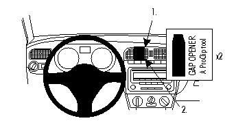 Brodit ProClip, Volkswagen Polo 10-17 ryhmässä Autohifi / Mikä sopii autooni / Volkswagen / Polo / Polo 2010-2017 @ BRL (240854382)