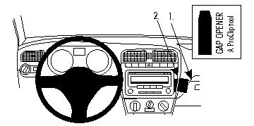 Brodit ProClip, Volkswagen Polo 10-14 ryhmässä Autohifi / Mikä sopii autooni / Volkswagen / Polo / Polo 2010-2017 @ BRL (240854383)