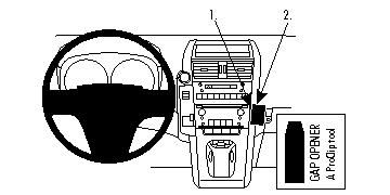 ProClip Monteringsbygel Lexus HS Serie 10-13, Vinklad ryhmässä Autohifi / Mikä sopii autooni / Lexus @ BRL Electronics (240854409)