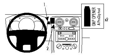Brodit ProClip, Isuzu D-Max/Rodeo 08-12 ryhmässä Autohifi / Mikä sopii autooni / Isuzu @ BRL (240854473)