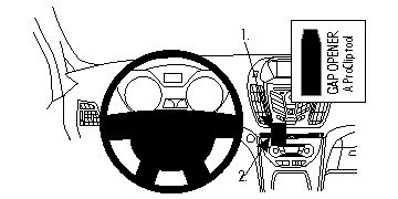Ford C-Max/Grand C-Max 11-15/Ford Kuga-15, Centrerad