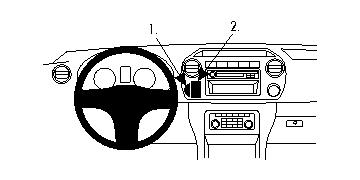 Brodit ProClip, Volkswagen Amarok 11-16 ryhmässä Autohifi / Mikä sopii autooni / Volkswagen / Amarok / Amarok 2010-2021 @ BRL (240854601)