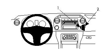 Brodit ProClip, Volkswagen Amarok 11-16 ryhmässä Autohifi / Mikä sopii autooni / Volkswagen / Amarok / Amarok 2010-2021 @ BRL (240854602)