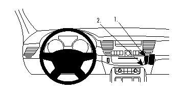 ProClip Monteringsbygel Audi A8 11-15, Vinklad ryhmässä Autohifi / Mikä sopii autooni / Audi / Audi A8 / Audi A8 2004- @ BRL Electronics (240854606)