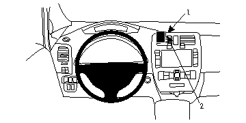 Brodit ProClip, Nissan Leaf 11-17 ryhmässä Autohifi / Mikä sopii autooni / Nissan / Leaf / Leaf 2011-2017 @ BRL (240854706)