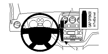 Brodit ProClip, Ford Transit Connect 12-13 ryhmässä Autohifi / Mikä sopii autooni / Ford / Transit Connect / Transit Connect 2002-2013 @ BRL (240854743)