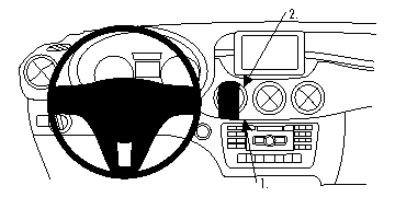 Brodit ProClip, Mercedes Benz B-Class 12-18 ryhmässä Autohifi / Mikä sopii autooni / Mercedes / B-luokka @ BRL (240854749)