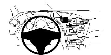 ProClip Monteringsbygel Honda Civic 12-15, Centrerad ryhmässä Autohifi / Mikä sopii autooni / Fiat / Ulysse @ BRL Electronics (240854757)