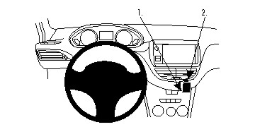Brodit ProClip, Peugeot 2008/208 12-19 ryhmässä Autohifi / Mikä sopii autooni / Peugeot / Peugeot 2008 / Peugeot 2008 2013-2019 @ BRL (240854764)