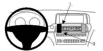 ProClip Monteringsbygel BMW 6-serie F12, F13 12-15, Centrerad ryhmässä Autohifi / Mikä sopii autooni / BMW / BMW 6 serie / BMW E63 2004-2011 @ BRL Electronics (240854781)