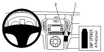 Brodit ProClip, Isuzu D-Max 12-20 ryhmässä Autohifi / Mikä sopii autooni / Isuzu @ BRL (240854799)