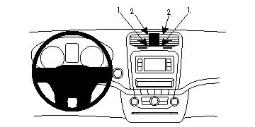 Dodge Journey 11-15, Centrerad ryhmässä Autohifi / Mikä sopii autooni / Dodge @ BRL (240854806)