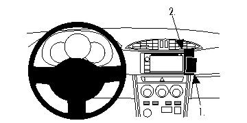 ProClip Monteringsbygel Subaru BRZ 12-15, Vinklad, Hög ryhmässä Autohifi / Mikä sopii autooni / Subaru @ BRL Electronics (240854812)