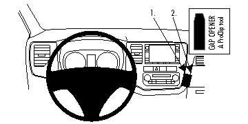 Brodit ProClip, Mitsubishi Outlander 13-21 ryhmässä Autohifi / Mikä sopii autooni / Mitsubishi / Outlander / Outlander 2013-2021 @ BRL (240854817)