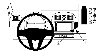 Brodit ProClip, Smart ForTwo 11-14 ryhmässä Autohifi / Mikä sopii autooni / Smart @ BRL (240854827)