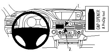 ProClip Monteringsbygel Lexus ES Serie 13-15, Centrerad ryhmässä Autohifi / Mikä sopii autooni / Lexus @ BRL Electronics (240854847)