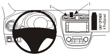 ProClip Monteringsbygel Mitsubishi Space Star 13-15, Centrerad ryhmässä Autohifi / Mikä sopii autooni / Mitsubishi @ BRL Electronics (240854871)