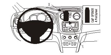 ProClip Monteringsbygel Dacia Lodgy 13-14, Centrerad ryhmässä Autohifi / Mikä sopii autooni / Dacia @ BRL Electronics (240854899)