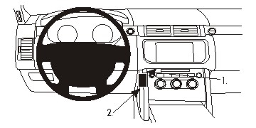 Brodit ProClip, Land Rover Range Rover 13-21 ryhmässä Autohifi / Mikä sopii autooni / Land Rover / Range Rover @ BRL (240854910)