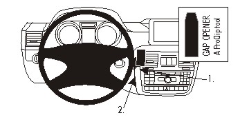 Brodit ProClip, Mercedes Benz G-Class 13-18 ryhmässä Autohifi / Mikä sopii autooni / Mercedes / G-wagon @ BRL (240854935)
