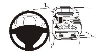 ProClip Monteringsbygel Renault Kangoo 13-15, Centrerad ryhmässä Autohifi / Mikä sopii autooni / Renault / Kangoo @ BRL Electronics (240854939)
