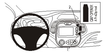 Brodit ProClip, Renault Captur 14-17 ryhmässä Autohifi / Mikä sopii autooni / Renault / Captur / Captur 2013-2019 @ BRL (240854942)