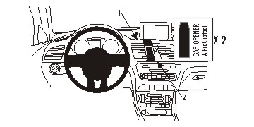 Brodit ProClip, Audi Q3 12-18 ryhmässä Autohifi / Mikä sopii autooni / Audi / Audi Q3 / Audi Q3 2011-2018 @ BRL (240854950)