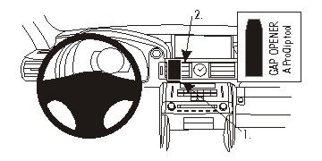 ProClip Monteringsbygel Lexus IS Serie 14-15, Centrerad ryhmässä Autohifi / Mikä sopii autooni / Lexus @ BRL Electronics (240854960)