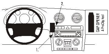 ProClip Monteringsbygel Audi A3 03-06 ryhmässä Autohifi / Mikä sopii autooni / Audi / Audi A3 / Audi A3 2004-2013 @ BRL Electronics (240A30306)