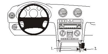 ProClip Monteringsbygel Audi A3 03-12 ryhmässä Autohifi / Mikä sopii autooni / Audi / Audi A3 / Audi A3 2004-2013 @ BRL Electronics (240A30312)