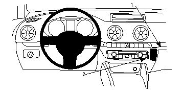 ProClip Monteringsbygel Audi A3 13-15 ryhmässä Autohifi / Mikä sopii autooni / Audi / Audi A3 / Audi A3 2004-2013 @ BRL Electronics (240A31315)