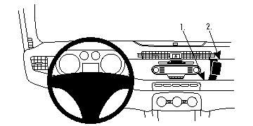 ProClip Monteringsbygel Alfa Romeo Giulietta 10-15 ryhmässä Autohifi / Mikä sopii autooni / Alfa Romeo @ BRL Electronics (240ALFGIU10PROC)