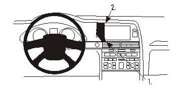 ProClip Monteringsbygel Audi A6 04-09 ryhmässä Autohifi / Mikä sopii autooni / Audi / Audi A6 / Audi A6 2005-2011 / Audi A6 Muut @ BRL Electronics (240AUA604PROCLIP)