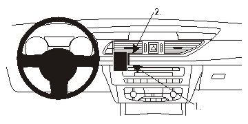 ProClip Monteringsbygel Audi A6 11-15 ryhmässä Autohifi / Mikä sopii autooni / Audi / Audi A6 / Audi A6 2011-2018 @ BRL Electronics (240AUA611PROCLIP)