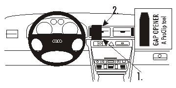 ProClip Monteringsbygel Audi A6 98-03 ryhmässä Autohifi / Mikä sopii autooni / Audi / Audi A6 / Audi A6 1998-2004 @ BRL Electronics (240AUA698PROCLIP)