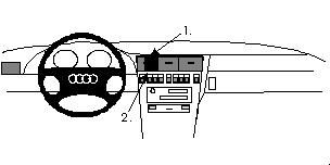 ProClip Monteringsbygel Audi A8 94-02 ryhmässä Autohifi / Mikä sopii autooni / Audi / Audi A8 / Audi A8 1994-2004 @ BRL Electronics (240AUA894PROCL)
