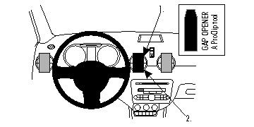 ProClip Monteringsbygel Audi A1 11-15 ryhmässä Autohifi / Mikä sopii autooni / Audi / Audi A1 / Audi A1 2009- @ BRL Electronics (240AUDIA1PROCLIP)