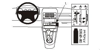 ProClip Monteringsbygel Audi A2 01-05 ryhmässä Autohifi / Mikä sopii autooni / Audi / Audi A2 / Audi A2 2000-2005 @ BRL Electronics (240AUDIA2PROCLIP)