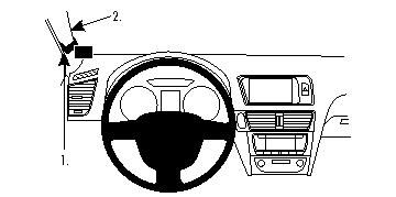 ProClip Monteringsbygel Audi Q5 09-15 ryhmässä Autohifi / Mikä sopii autooni / Audi / Audi Q5 / Audi Q5 2008-2017 @ BRL Electronics (240AUQ5PROCLIP)