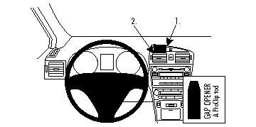 ProClip Monteringsbygel Toyota Avensis 09-15 ryhmässä Autohifi / Mikä sopii autooni / Toyota / Avensis / Avensis 2009-2018 @ BRL Electronics (240AVENS09PROCL)