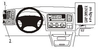 ProClip Monteringsbygel Chevrolet Avalanche 03-06 ryhmässä Autohifi / Mikä sopii autooni / Chevrolet @ BRL (240CHEAVA03PROC)